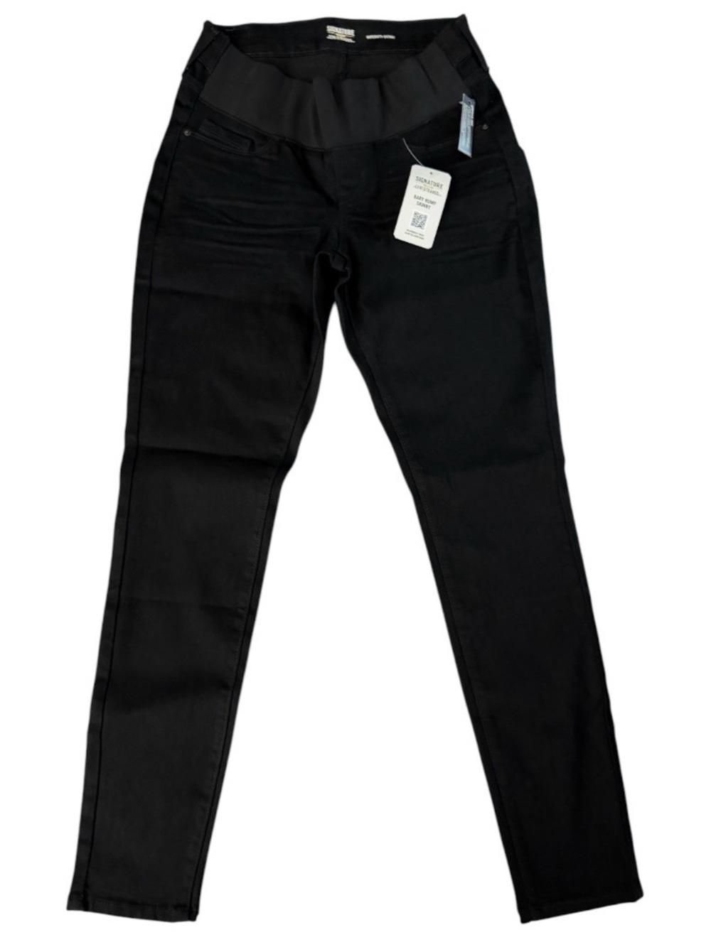 NWT Signature by Levi Strauss Black Skinny Maternity Jeans SZ SMALL